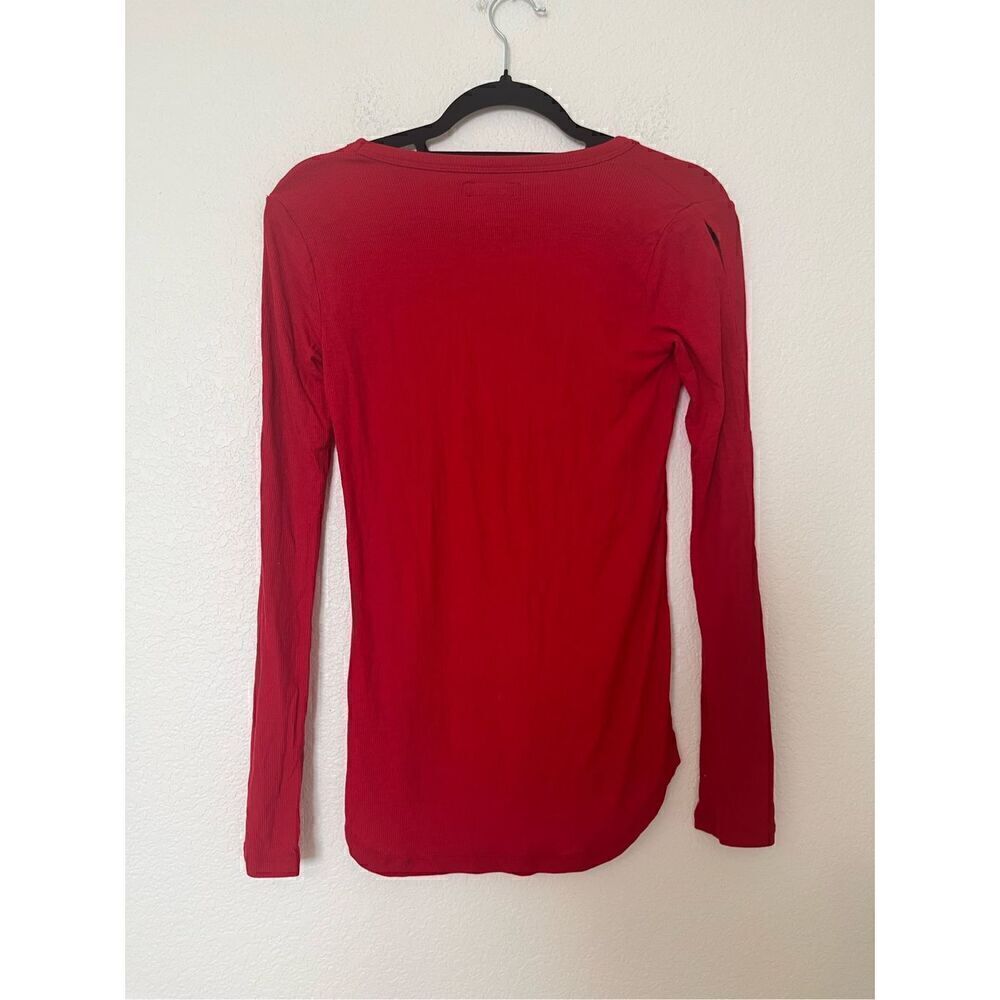 Michael Lauren Crew Neck Long Sleeve Arm Slits Top NEW - Picture 5 of 6